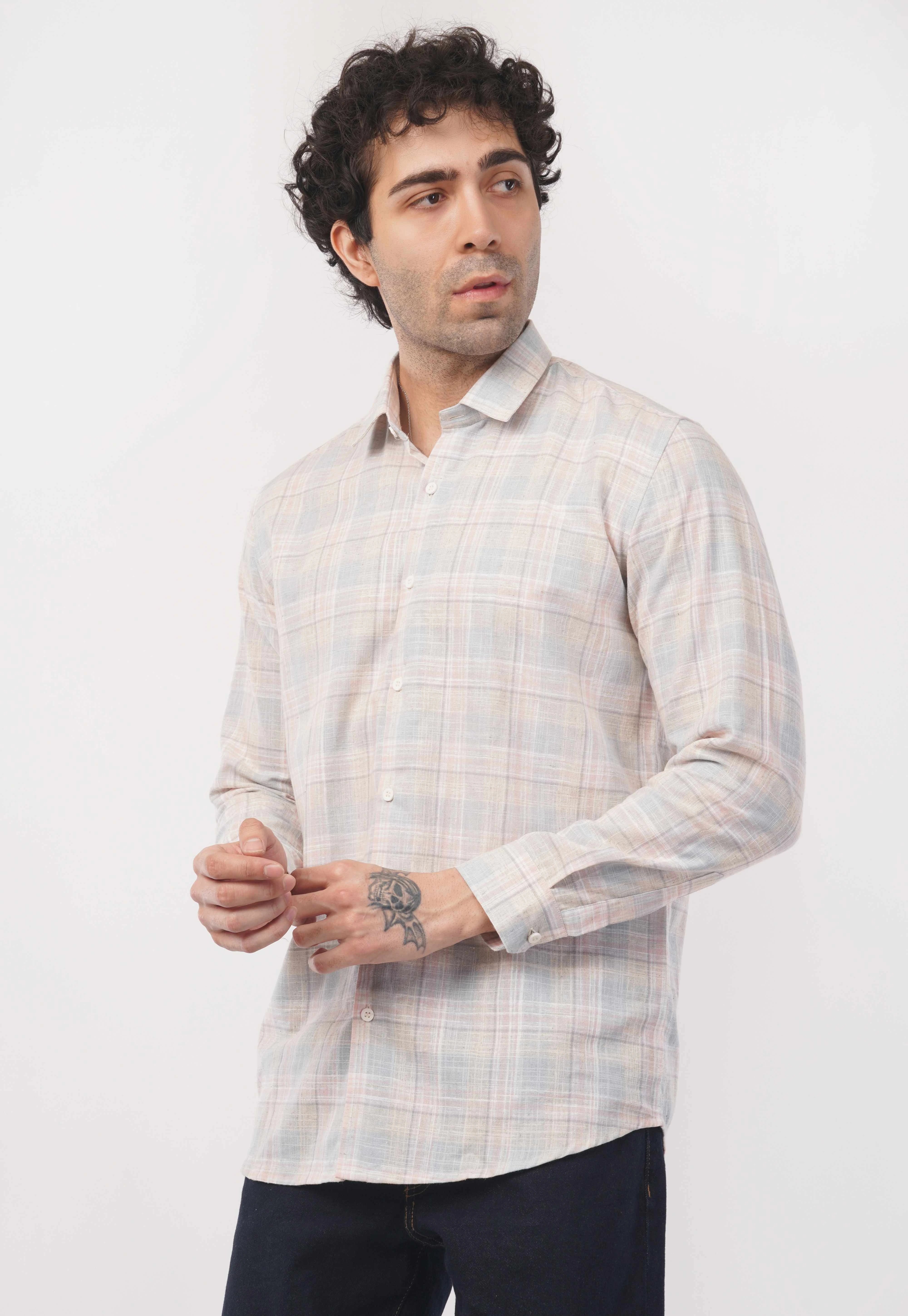 Sand Mist Full Sleeve Shirt